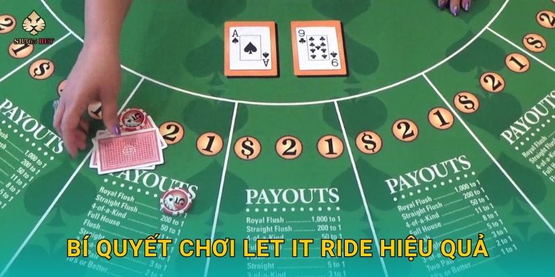 Let It Ride chiến lược thông minh – Gia tăng phần thưởng tại Sb365 3 Bí quyết chơi Let It Ride hiệu quả